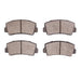 Disc Brake Pad Set Dynamic Friction 1551-0076-00