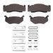 Disc Brake Pad Set Dynamic Friction 1551-0084-01
