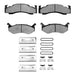 Disc Brake Pad Set Dynamic Friction 1551-0123-01