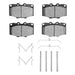 Disc Brake Pad Set Dynamic Friction 1400-0137-01