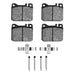 Disc Brake Pad Set Dynamic Friction 1600-0145-03
