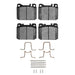 Disc Brake Pad Set Dynamic Friction 1600-0145-14