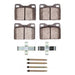 Disc Brake Pad Set Dynamic Friction 1551-0156-01