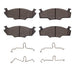 Disc Brake Pad Set Dynamic Friction 1551-0158-01