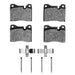 Disc Brake Pad Set Dynamic Friction 1551-0163-01
