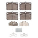 Disc Brake Pad Set Dynamic Friction 1551-0169-01