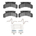 Disc Brake Pad Set Dynamic Friction 1214-0224-01