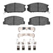 Disc Brake Pad Set Dynamic Friction 1600-0245-01