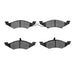 Disc Brake Pad Set Dynamic Friction 1551-0257-00