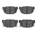 Disc Brake Pad Set Dynamic Friction 1000-0272-00