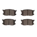Disc Brake Pad Set Dynamic Friction 1551-0297-00