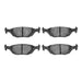 Disc Brake Pad Set Dynamic Friction 1600-0322-00