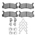 Disc Brake Pad Set Dynamic Friction 1551-0366-01