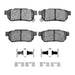 Disc Brake Pad Set Dynamic Friction 1115-0374-01