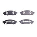 Disc Brake Pad Dynamic Friction 1311-0376-00