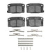Disc Brake Pad Dynamic Friction 1310-0378-01