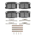 Disc Brake Pad Set Dynamic Friction 1551-0378-03