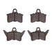 Disc Brake Pad Set Dynamic Friction 1551-0386-00
