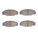 Disc Brake Pad Set Dynamic Friction 1551-0393-00