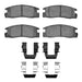 Disc Brake Pad Dynamic Friction 1310-0398-01