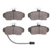 Disc Brake Pad Set Dynamic Friction 1551-0405-00