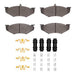 Disc Brake Pad Set Dynamic Friction 1551-0414-01