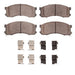 Disc Brake Pad Set Dynamic Friction 1551-0428-01