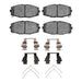 Disc Brake Pad Set Dynamic Friction 1551-0435-01