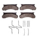 Disc Brake Pad Set Dynamic Friction 1551-0450-02