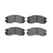Disc Brake Pad Set Dynamic Friction 1551-0470-00
