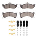 Disc Brake Pad Set Dynamic Friction 1551-0478-01