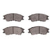 Disc Brake Pad Set Dynamic Friction 1551-0498-00