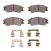 Disc Brake Pad Set Dynamic Friction 1551-0498-01
