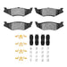 Disc Brake Pad Set Dynamic Friction 1551-0512-01
