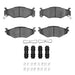 Disc Brake Pad Set Dynamic Friction 1551-0522-01