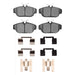 Disc Brake Pad Dynamic Friction 1311-0542-01