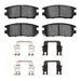 Disc Brake Pad Set Dynamic Friction 1551-0567-01