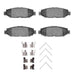 Disc Brake Pad Set Dynamic Friction 1551-0572-01