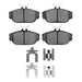 Disc Brake Pad Set Dynamic Friction 1552-0601-01