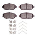 Disc Brake Pad Set Dynamic Friction 1551-0612-01