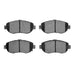 Disc Brake Pad Set Dynamic Friction 1551-0619-00