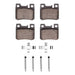 Disc Brake Pad Set Dynamic Friction 1551-0620-01