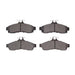 Disc Brake Pad Set Dynamic Friction 1214-0628-00