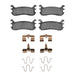 Disc Brake Pad Set Dynamic Friction 1551-0636-01