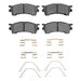 Disc Brake Pad Set Dynamic Friction 1551-0637-01