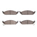 Disc Brake Pad Set Dynamic Friction 1551-0650-00