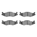 Disc Brake Pad Set Dynamic Friction 1214-0651-00