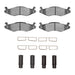 Disc Brake Pad Set Dynamic Friction 1214-0651-01