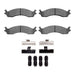Disc Brake Pad Set Dynamic Friction 1214-0655-01