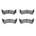 Disc Brake Pad Set Dynamic Friction 1400-0666-00